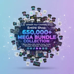 650,000+ Mega Bundle Collection | SVG, PNG, EPS, dxf