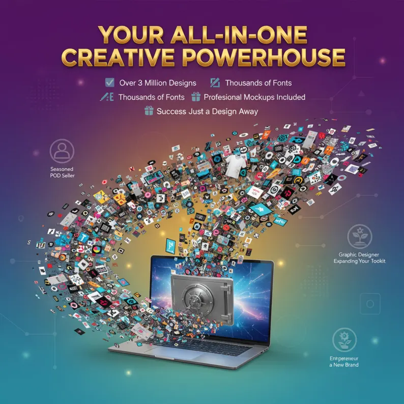 1 Million Editable T-Shirt Designs Mega Bundle – POD Business Starter Kit - Image 8